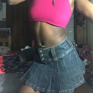 Y2k Angels denim skirt